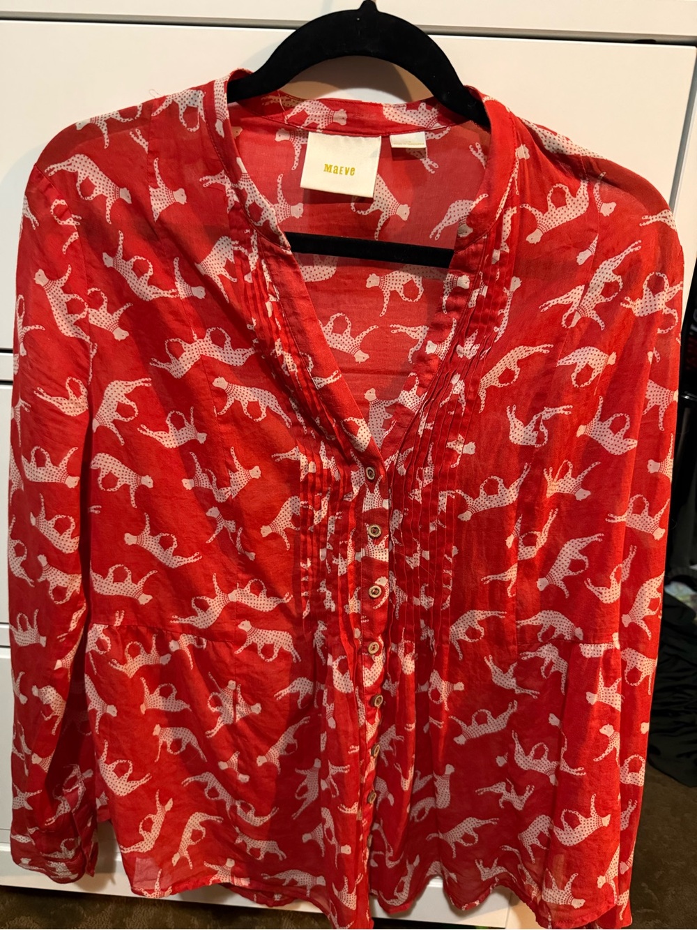 Anthropologie  maeve blouse size 10